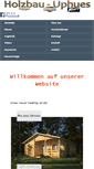 Mobile Screenshot of holzbau-uphues.de